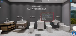 Trải nghiệm 360 chi tiết sản phẩm trong showroom thiết bị vệ sinh